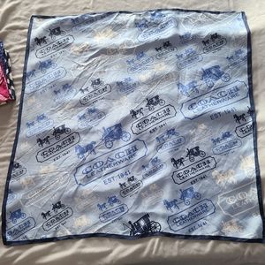 Coach Vintage logo scarf